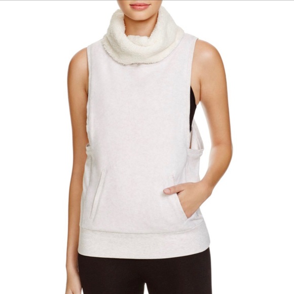 ALO Yoga Jackets & Blazers - Alo yoga fleece lined cozy cowl neck vest size XS